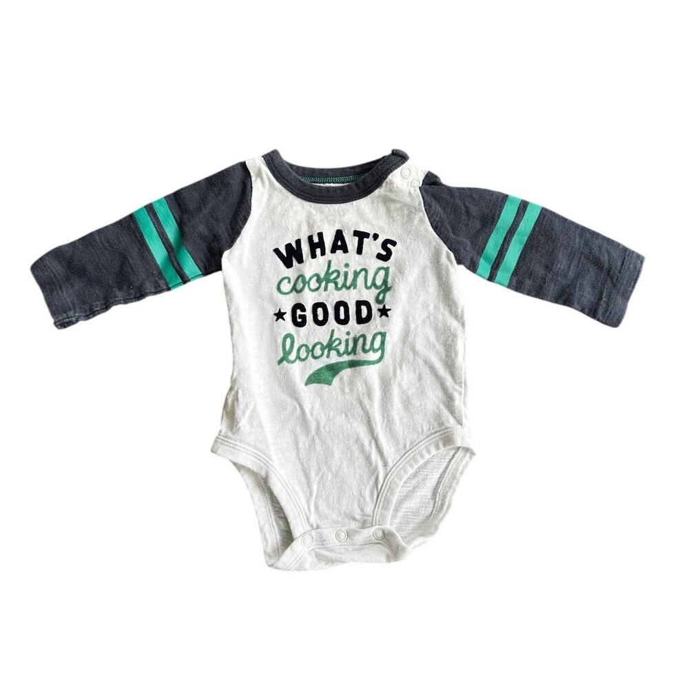 0-3M Baby "What's cooking good looking" Onesie